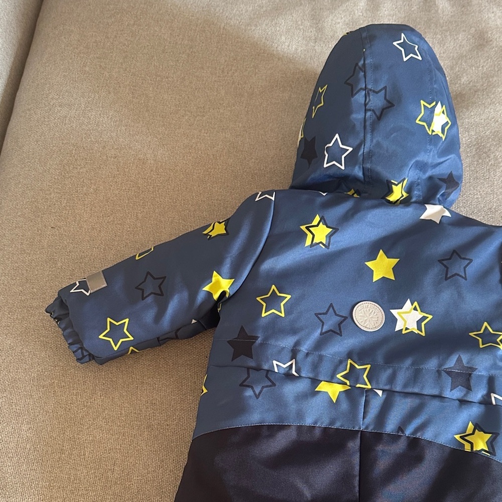 Star Patterned Baby Snowsuit - Picture 11 of 11